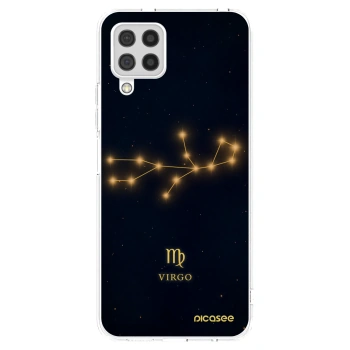 Picasee Samsung Galaxy A22 A225F 4G Hülle - Transparentes Silikon - VIRGO