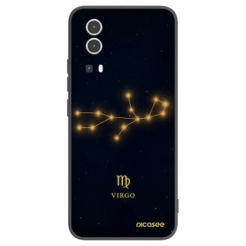 Picasee Vivo Y72 5G Hülle - Schwarzes Silikon - VIRGO