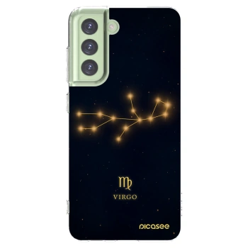 Picasee Samsung Galaxy S21 FE 5G Hülle - Transparentes Silikon - VIRGO