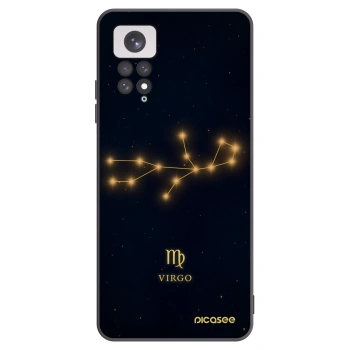 Picasee Xiaomi Redmi Note 11 Hülle - Schwarzes Silikon - VIRGO