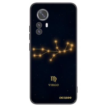 Picasee Xiaomi 12 Pro Hülle - Schwarzes Silikon - VIRGO