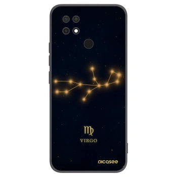 Picasee Xiaomi Redmi 10C Hülle - Schwarzes Silikon - VIRGO