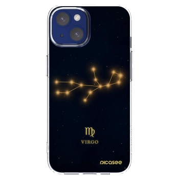 Picasee Apple iPhone 14 Hülle - Transparentes Silikon - VIRGO