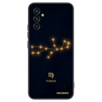 Picasee Samsung Galaxy M13 M135F Hülle - Schwarzes Silikon - VIRGO