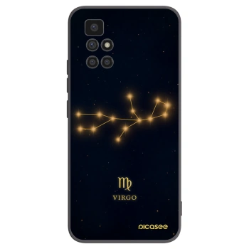 Picasee Xiaomi Redmi 10 (2022) Hülle - Schwarzes Silikon - VIRGO