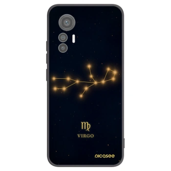 Picasee Xiaomi 12 Lite Hülle - Schwarzes Silikon - VIRGO