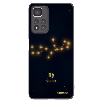 Picasee Xiaomi Redmi Note 11 Pro+ 5G Hülle - Schwarzes Silikon - VIRGO