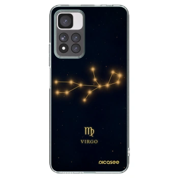 Picasee Xiaomi Redmi Note 11 Pro+ 5G Hülle - Transparentes Silikon - VIRGO