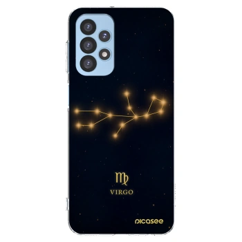 Picasee Samsung Galaxy A23 A235F 4G Hülle - Transparentes Silikon - VIRGO