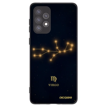 Picasee Samsung Galaxy A73 5G Hülle - Schwarzes Silikon - VIRGO