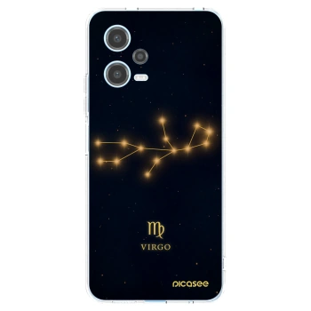 Picasee Xiaomi Redmi Note 12 5G Hülle - Transparentes Silikon - VIRGO