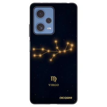 Picasee Xiaomi Redmi Note 12 Pro 5G Hülle - Schwarzes Silikon - VIRGO