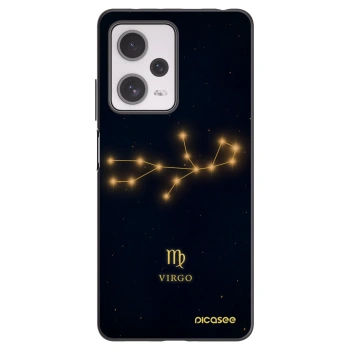 Picasee Xiaomi Redmi Note 12 Pro+ 5G Hülle - Schwarzes Silikon - VIRGO