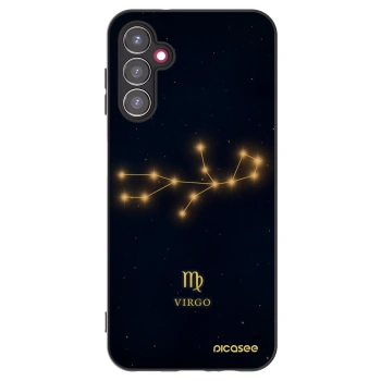 Picasee Samsung Galaxy A14 4G A145R Hülle - Schwarzes Silikon - VIRGO