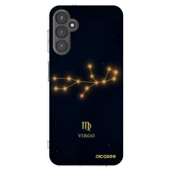 Picasee Samsung Galaxy A14 5G A146P Hülle - Transparentes Silikon - VIRGO