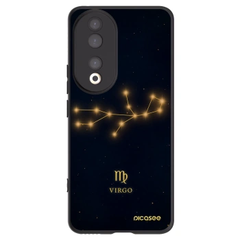 Picasee Honor 90 5G Hülle - Schwarzes Silikon - VIRGO