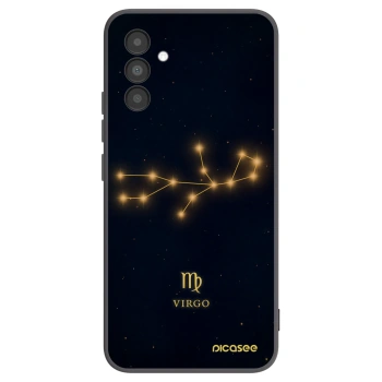 Picasee Samsung Galaxy A04s A047F Hülle - Schwarzes Silikon - VIRGO