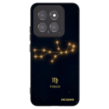 Picasee Xiaomi 14 Hülle - Schwarzes Silikon - VIRGO