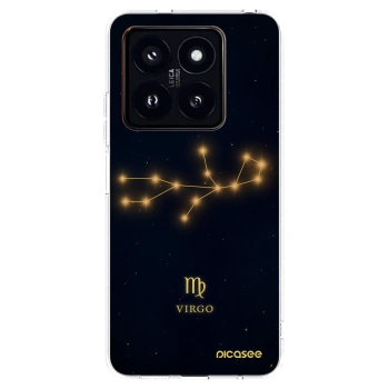 Picasee Xiaomi 14 Pro Hülle - Transparentes Silikon - VIRGO