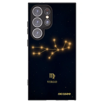 Picasee Samsung Galaxy S24 Ultra S928B 5G Hülle - Schwarzes Silikon - VIRGO