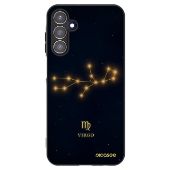 Picasee Samsung Galaxy A15 A155F 4G Hülle - Schwarzes Silikon - VIRGO