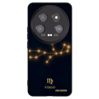 Picasee Xiaomi 14 Ultra Hülle - Schwarzes Silikon - VIRGO