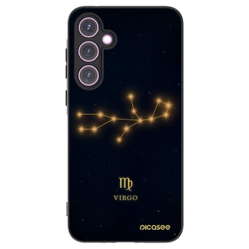 Picasee Samsung Galaxy A35 5G A356B Hülle - Schwarzes Silikon - VIRGO