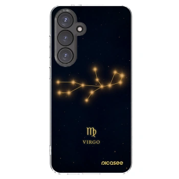 Picasee Samsung Galaxy S24 FE S721B Hülle - Transparentes Silikon - VIRGO