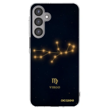Picasee Samsung Galaxy A16 5G Hülle - Transparentes Silikon - VIRGO