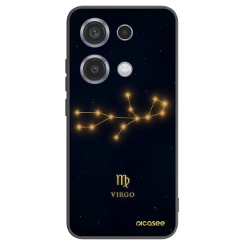 Picasee Xiaomi Redmi Note 14S Hülle - Schwarzes Silikon - VIRGO