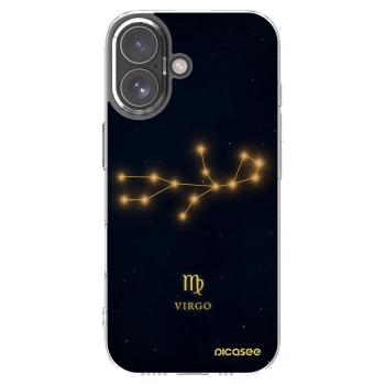 Picasee Apple iPhone 17 Hülle - Transparentes Silikon - VIRGO