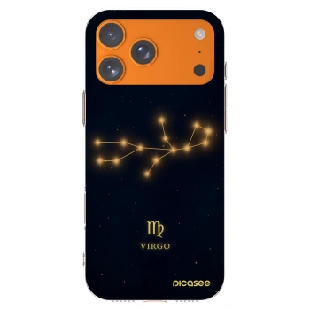Picasee Apple iPhone 17 Pro Max Hülle - Transparentes Silikon - VIRGO