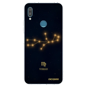 Picasee Huawei Y6 2019 Hülle - Transparentes Silikon - VIRGO