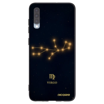 Picasee Samsung Galaxy A70 A705F Hülle - Schwarzes Silikon - VIRGO