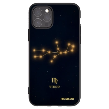 Picasee Apple iPhone 11 Pro Hülle - Schwarzes Silikon - VIRGO