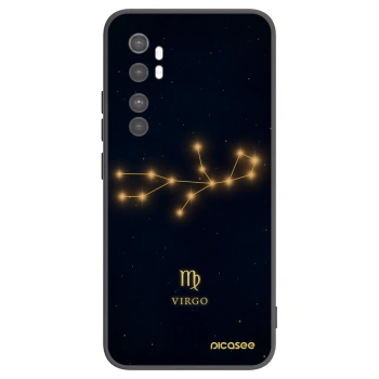 Picasee Xiaomi Mi Note 10 Lite Hülle - Schwarzes Silikon - VIRGO