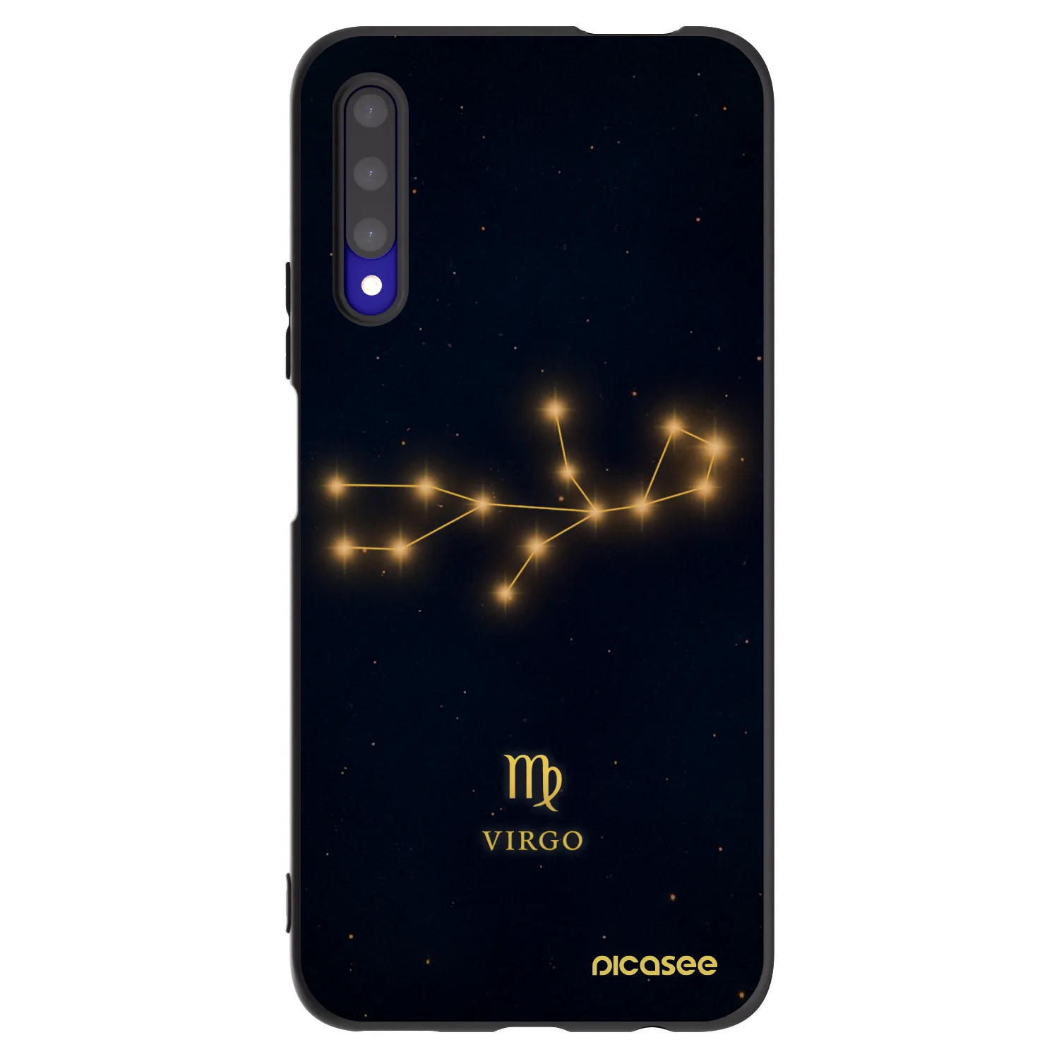 Picasee Honor 9X Pro Hülle - Schwarzes Silikon - VIRGO