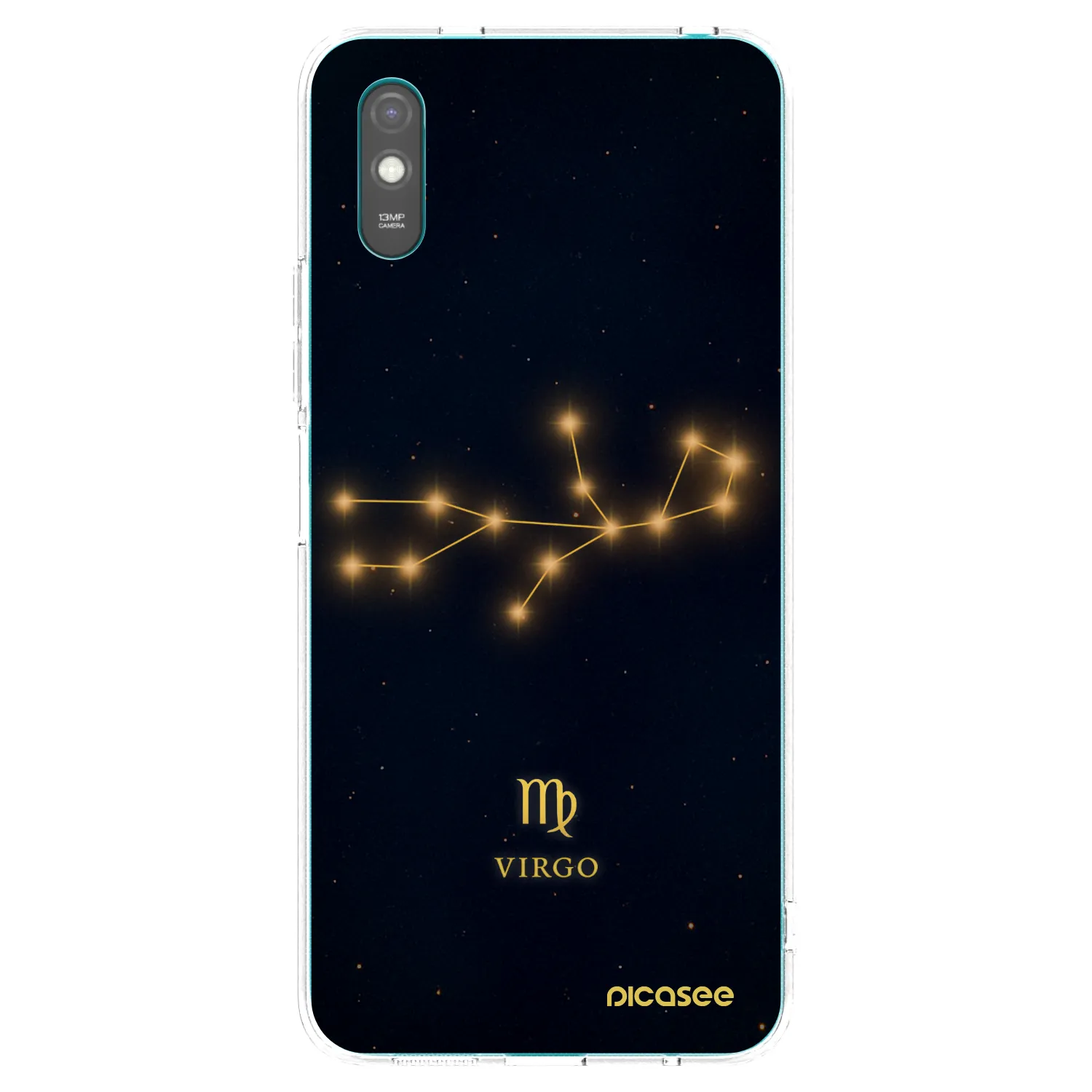 Picasee Xiaomi Redmi 9A Hülle - Transparentes Silikon - VIRGO