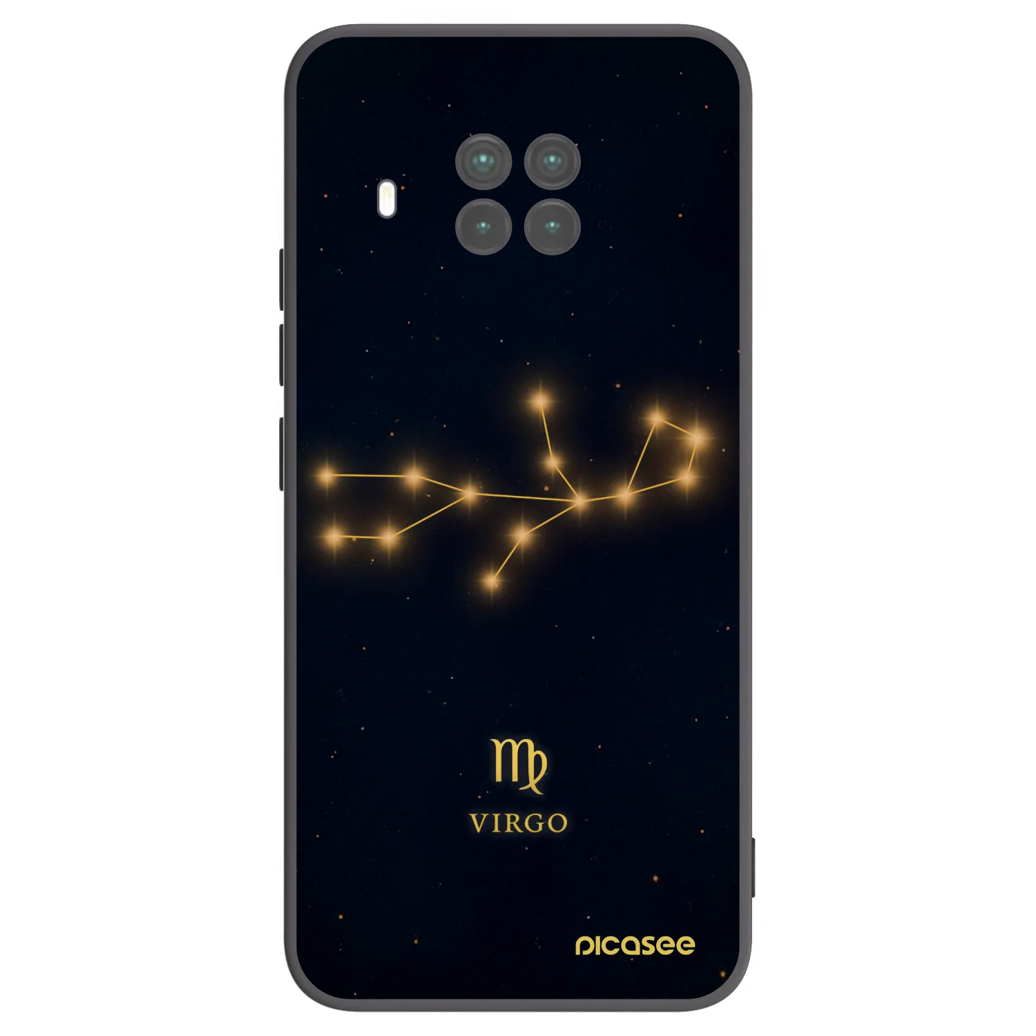 Picasee Xiaomi Mi 10T Lite Hülle - Schwarzes Silikon - VIRGO