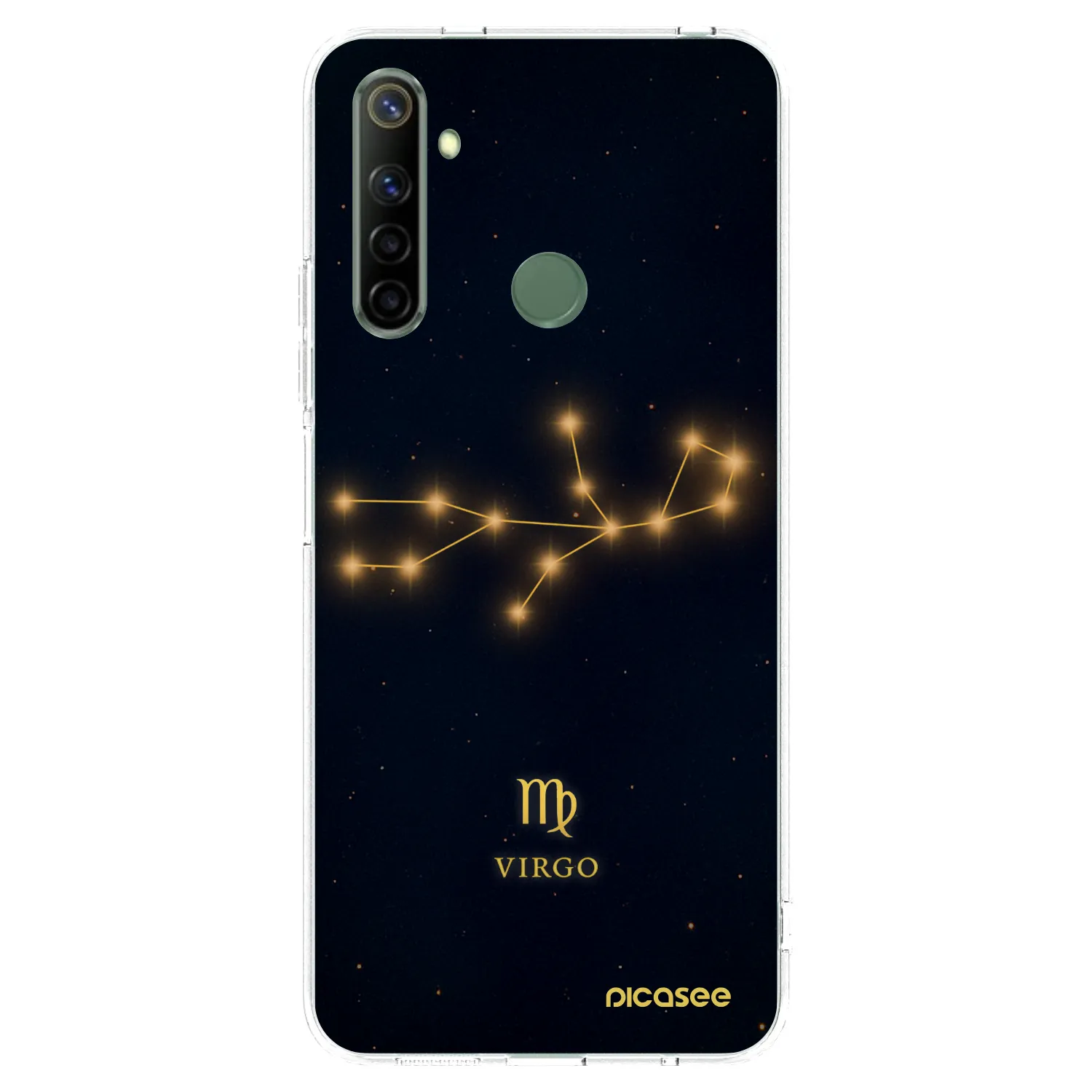 Picasee Realme 5 Hülle - Transparentes Silikon - VIRGO