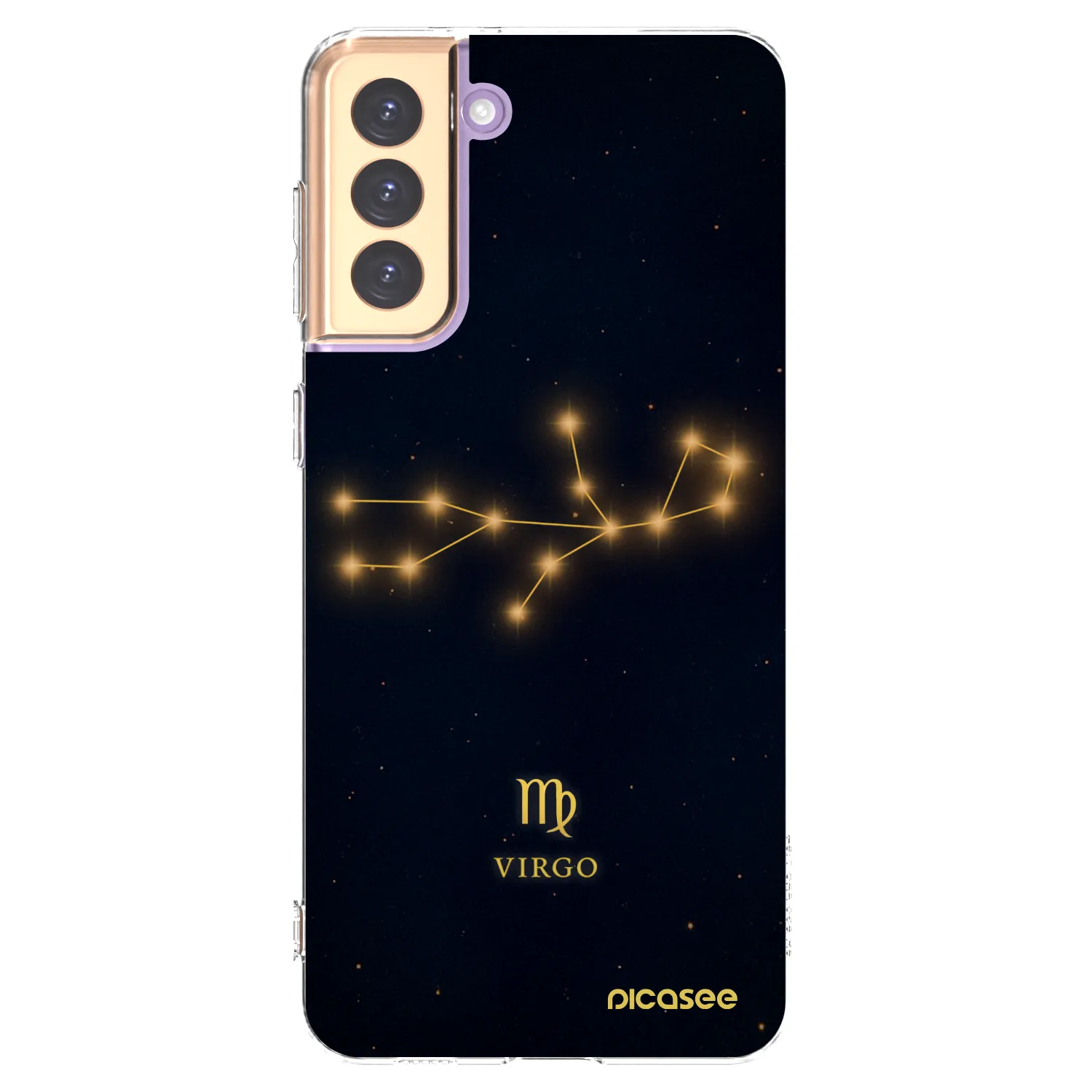 Picasee Samsung Galaxy S21+ 5G G996F Hülle - Transparentes Silikon - VIRGO