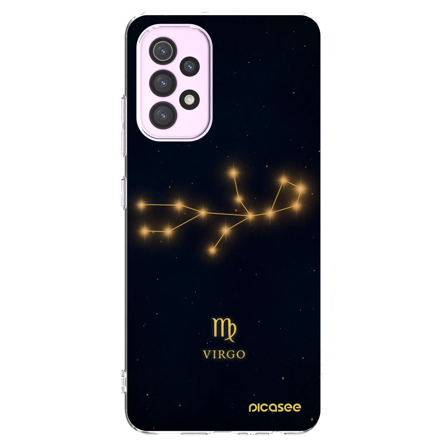 Picasee Samsung Galaxy A32 5G A326B Hülle - Transparentes Silikon - VIRGO