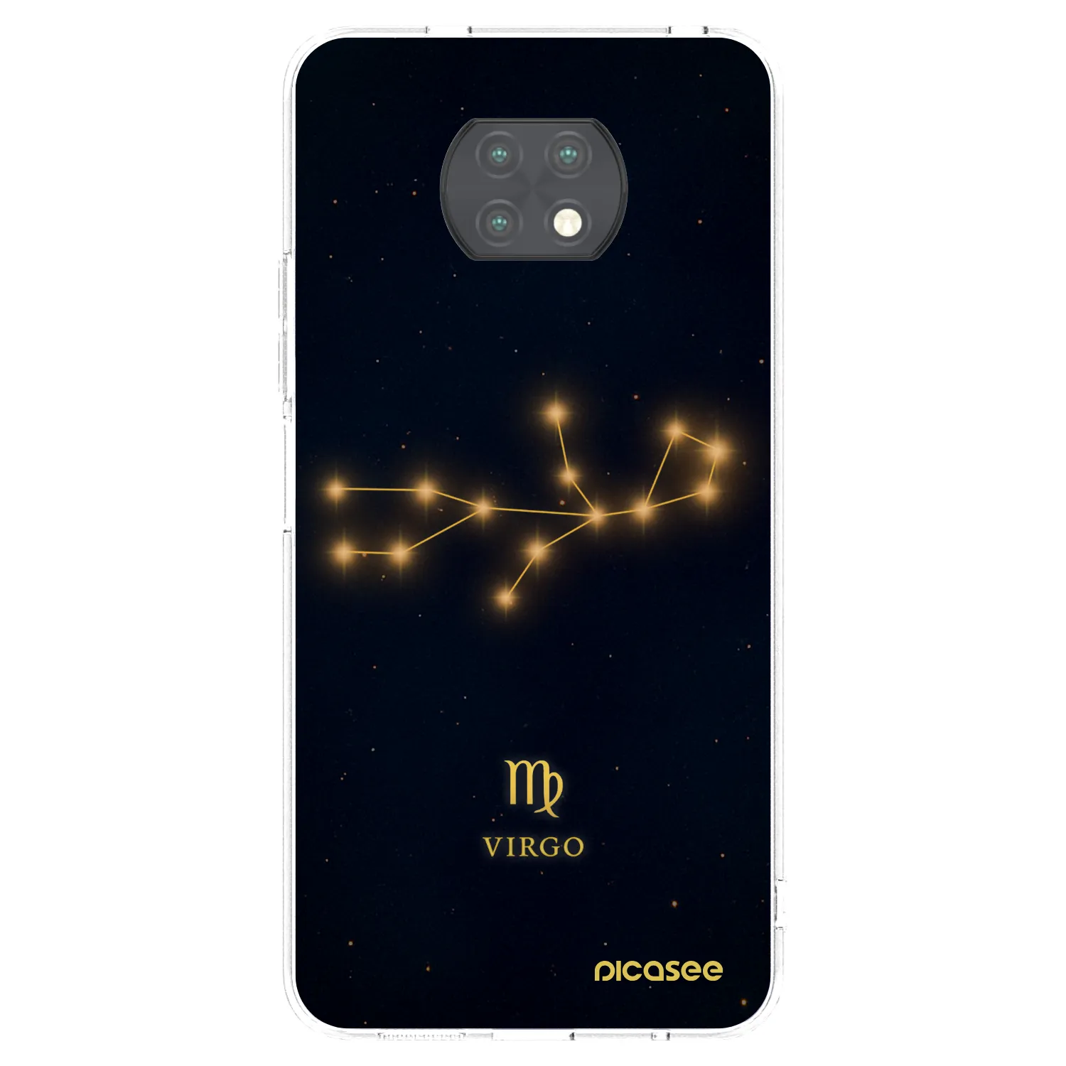 Picasee Xiaomi Redmi Note 9T Hülle - Transparentes Silikon - VIRGO
