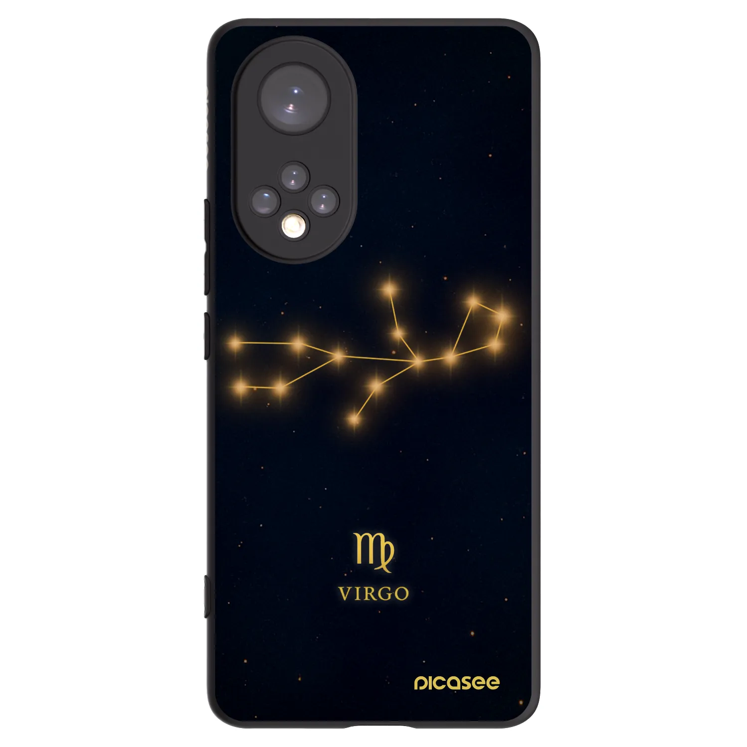 Picasee Honor 50 5G Hülle - Schwarzes Silikon - VIRGO