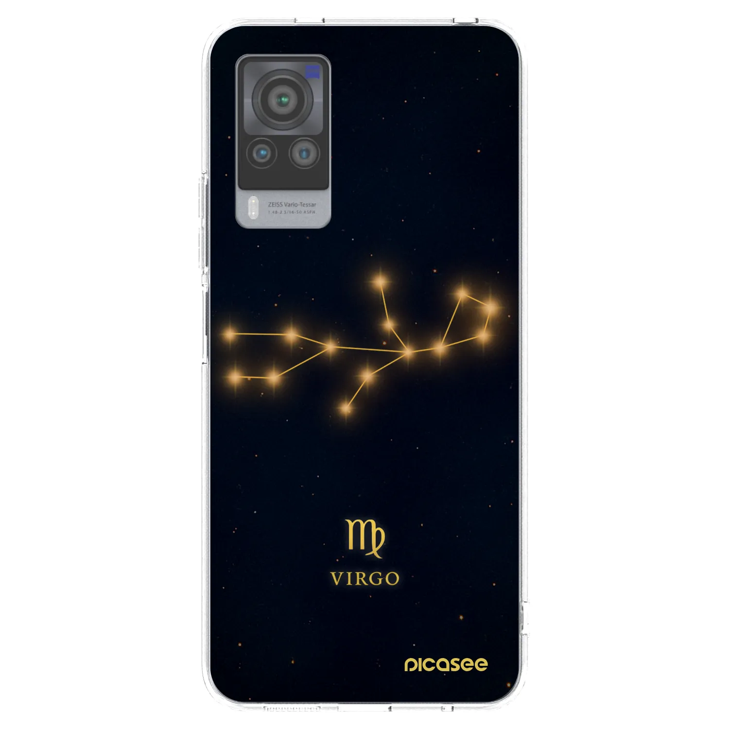 Picasee Vivo X60 Pro 5G Hülle - Transparentes Silikon - VIRGO