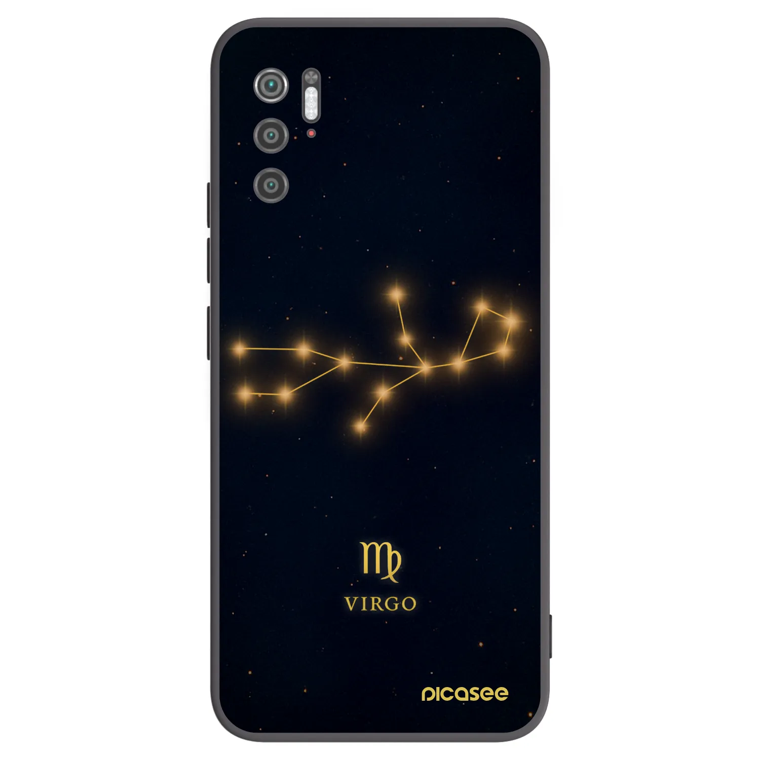 Picasee Xiaomi Poco M3 Pro 5G Hülle - Schwarzes Silikon - VIRGO