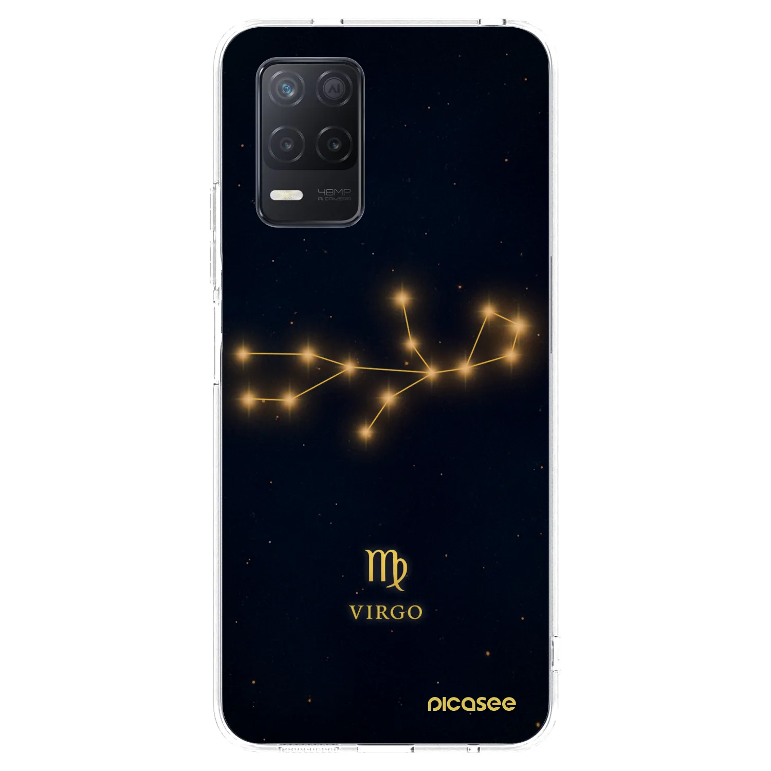 Picasee Realme 8 5G Hülle - Transparentes Silikon - VIRGO