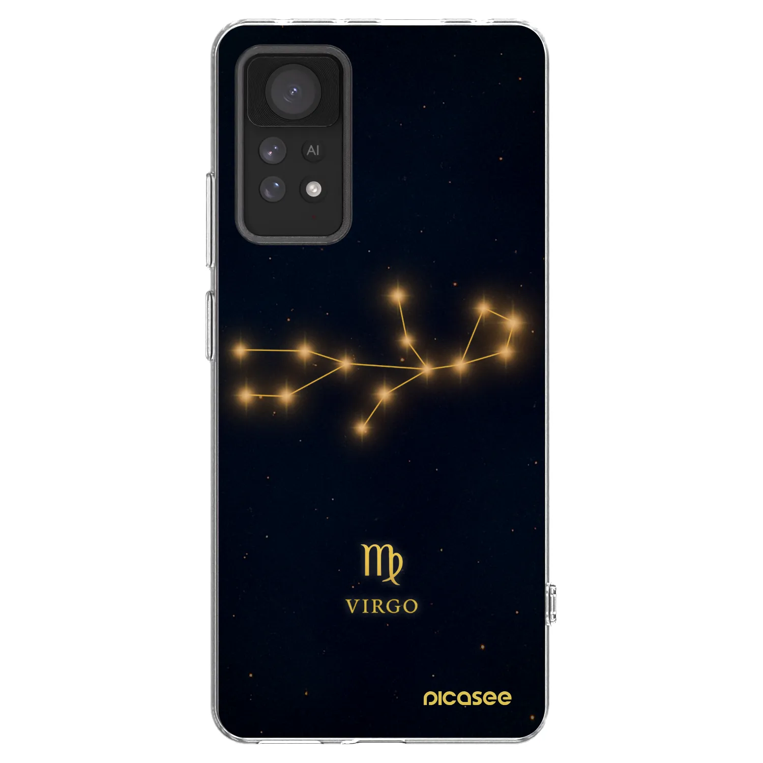 Picasee Xiaomi Redmi Note 11 Pro 5G Hülle - Transparentes Silikon - VIRGO