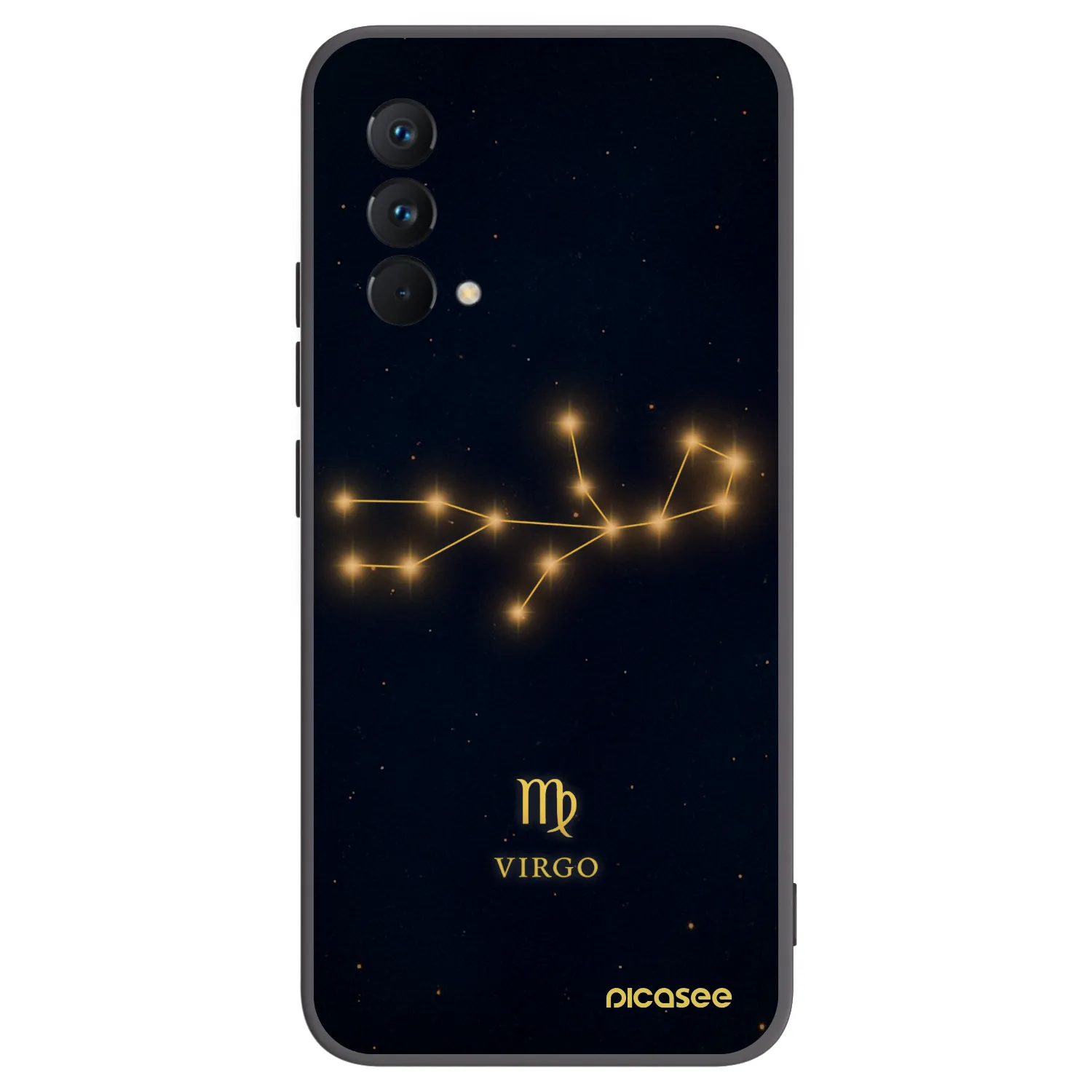 Picasee Realme GT Master Edition 5G Hülle - Schwarzes Silikon - VIRGO