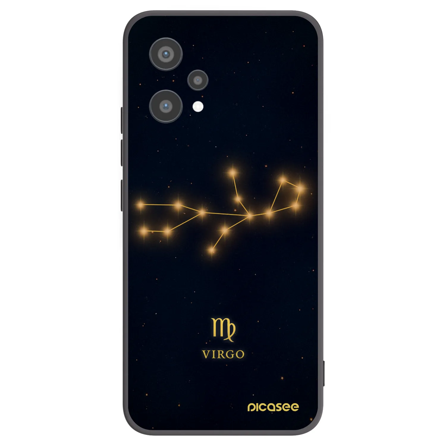 Picasee Realme 9 Pro 5G Hülle - Schwarzes Silikon - VIRGO